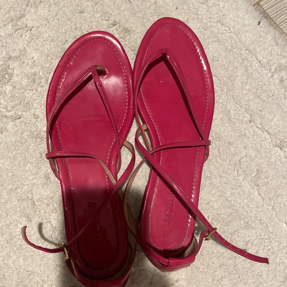 Barbie pink patent leather sandal